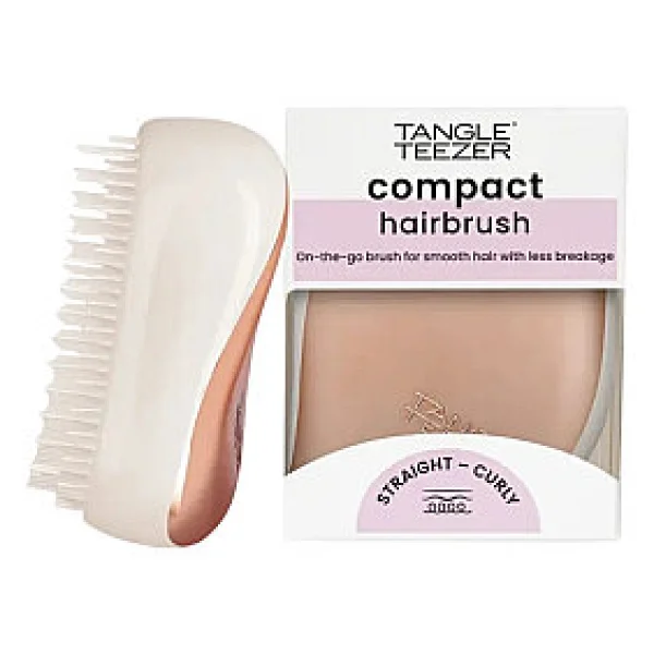 Tangle Teezer Compact Styler On The Go Detangling Ivory Rose Gold Saç Fırçası - Görsel 2