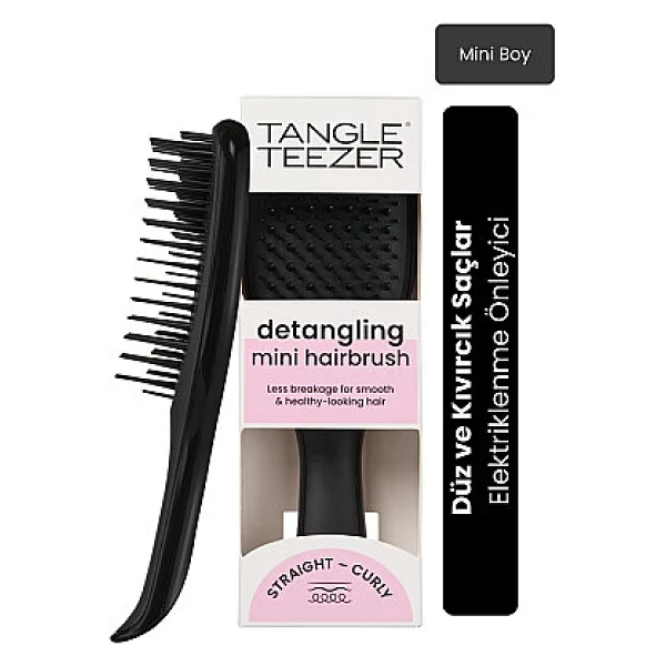 Tangle Teezer Saç Fırçası Ultimate Detangler Mini Black - Görsel 3