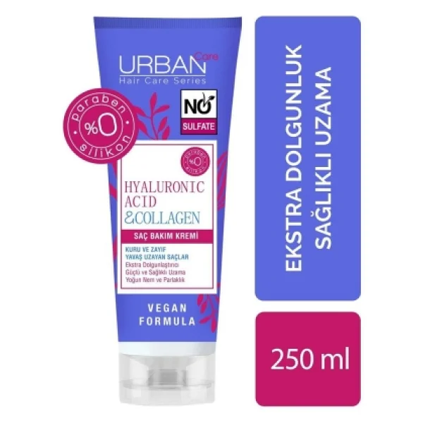 Urban Care Hyaluronic Acid & Collagen 250 ml Saç Kremi - Görsel 4