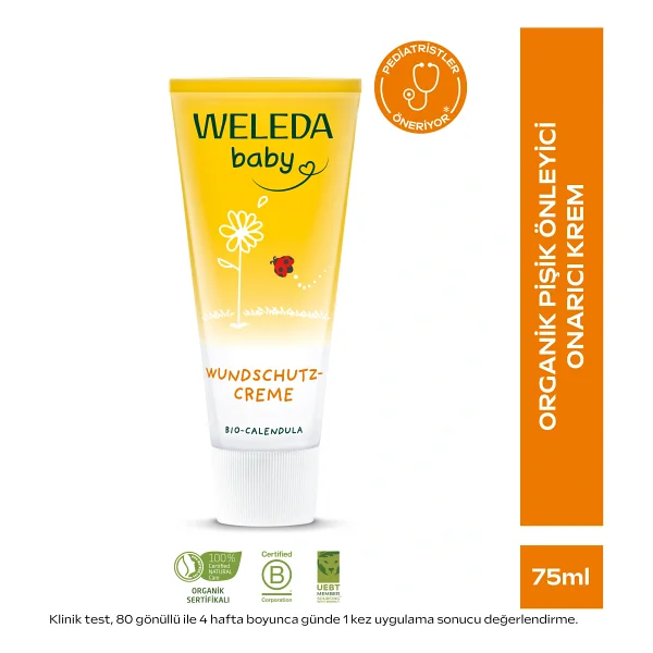 Weleda Calendula Organik Pişik Kremi 75 Ml - Görsel 5