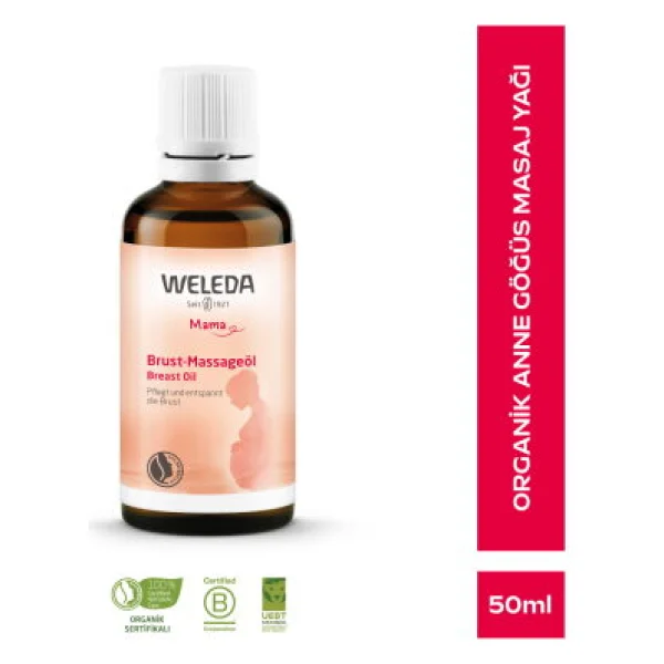 Weleda Organik Göğüs Masaj Yağı 50ml - Görsel 6