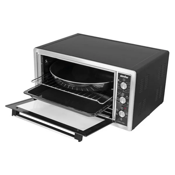 Simfer 4507 Turbo 45 Lt Inox Midi Fırın - Görsel 3