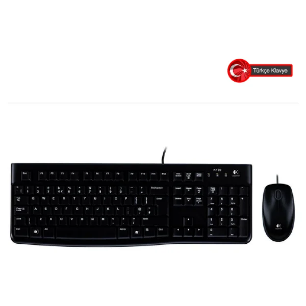 Logitech Mk120 920-002560 Kablolu Klavye Mouse Seti - Görsel 2