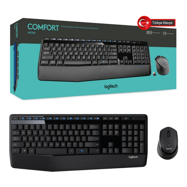 Logitech Mk345 920-006514 Kablosuz Klavye Mouse Seti - Görsel 7