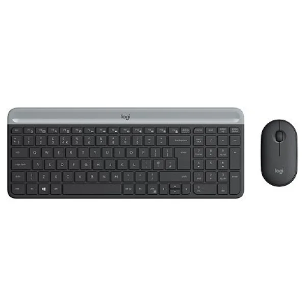 Logitech Mk470 920-009435 Siyah Kablosuz Klavye Mouse Seti - Görsel 2