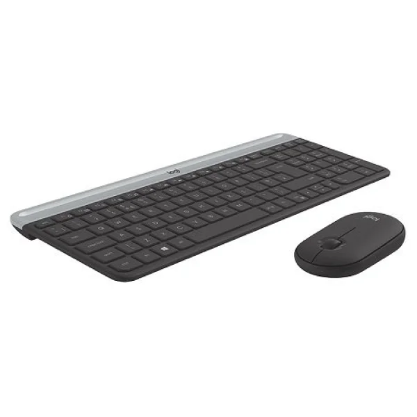 Logitech Mk470 920-009435 Siyah Kablosuz Klavye Mouse Seti - Görsel 3