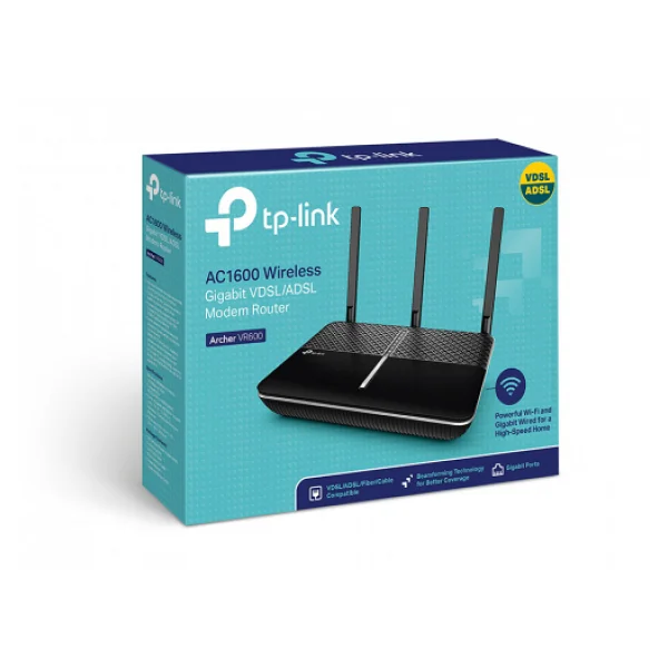 Tp-Link Archer Vr600 4 Port 1600 Mbps 5ghz Vdsl2 Modem - Görsel 3