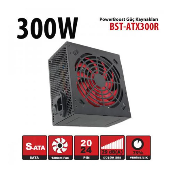 Power Boost Bst-Atx300r 300 W Power Supply - Görsel 2
