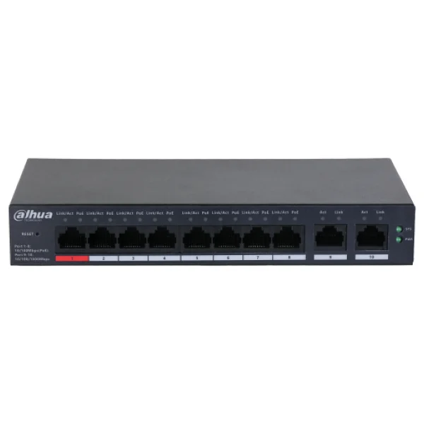 Dahua Cs4010-8et-110 8 Port 10/100 Mbps Yönetilebilir Poe Switch - Görsel 5