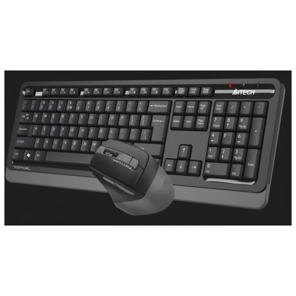 A4 Tech Fg1035 Gri Kablosuz Klavye Mouse Seti - Görsel 2