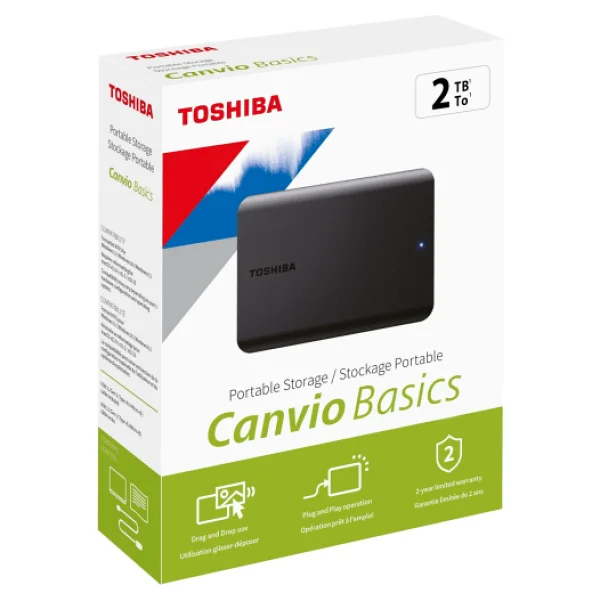 Toshiba Canvio Basics Hdtb520ek3aa USB 3.2 2.5" 2 TB Harici Harddisk - Görsel 6