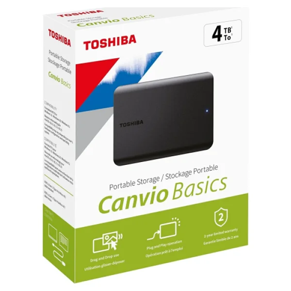 Toshiba Canvio Basics Hdtb540ek3ca USB 3.2 2.5" 4 TB Harici Harddisk - Görsel 7