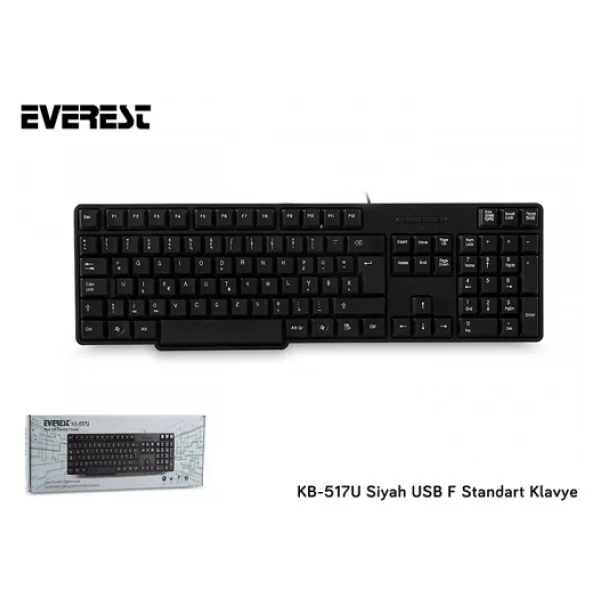 Everest Kb-517u F Kablolu Klavye - Görsel 4