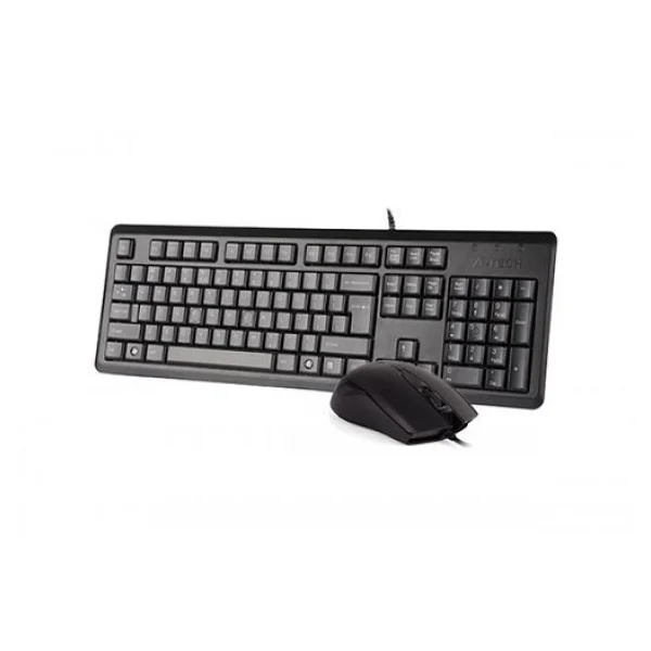 A4 Tech KR-9276 USB Multimedya Siyah Q Klavye+Mouse - Görsel 3