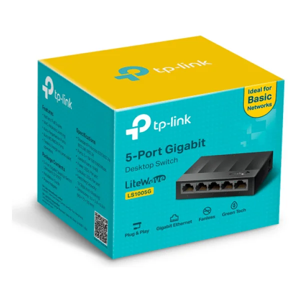 Tp-Lınk Omada Ls1005g 5-Port Dt Switch - Görsel 5