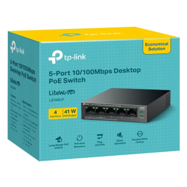 Tp-Link Ls105lp 5 Port Poe Switch - Görsel 5
