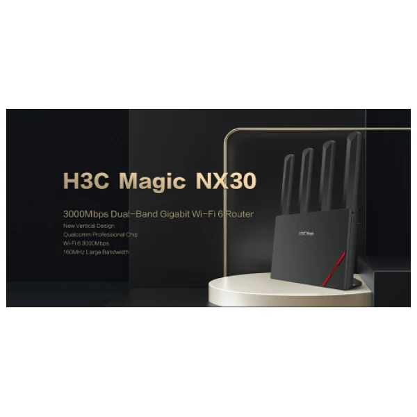 H3c Magic Nx30 4 Port 3000 Mbps Router - Görsel 7