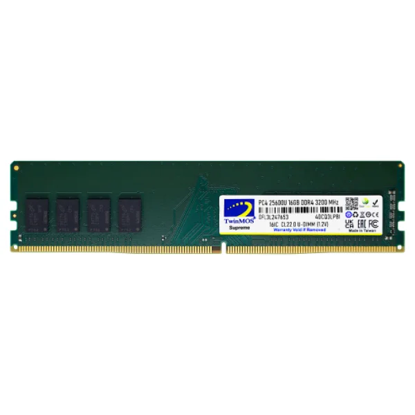 Twinmos 16 GB 3200 MHz DDR4 Cl22 Mdd416gb3200d RAM - Görsel 2