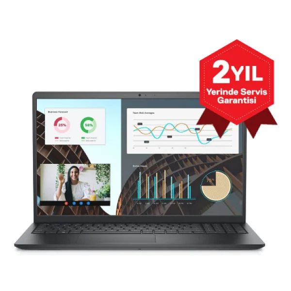 Dell Vostro 3530 N1605pvnb3530 İ7-1355u 16 GB 512 GB SSD Iris Xe Graphics 15.6" Free Dos Full HD Notebook - Görsel 2