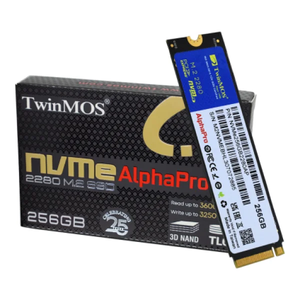 Twinmos Alphapro Nvme256gb2280ap Pcı-Express 3.0 256 GB M.2 SSD - Görsel 2