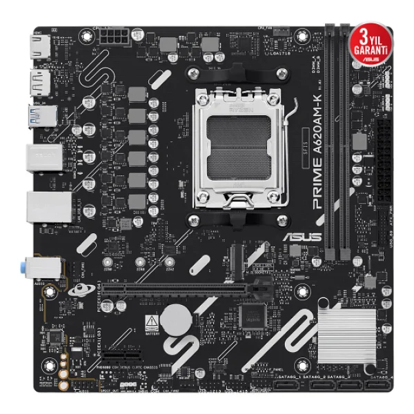 Asus Prime A620am-K AMD Am5 DDR5 Micro Atx Anakart - Görsel 5