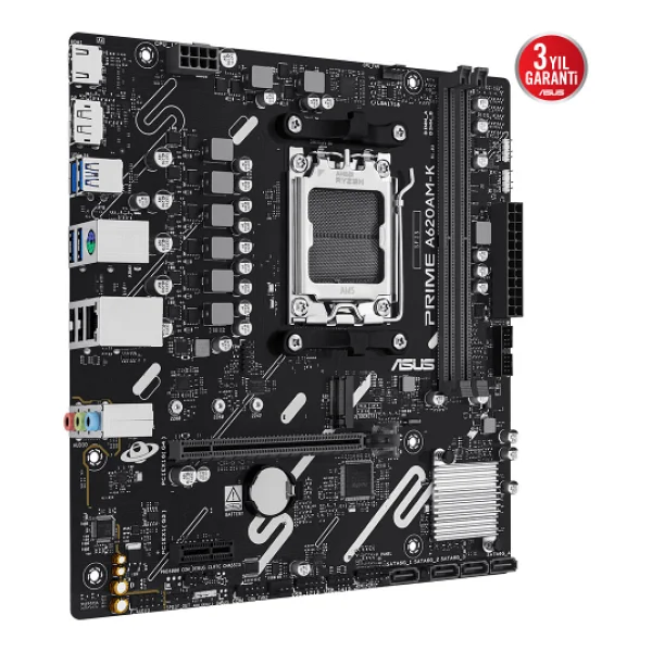 Asus Prime A620am-K AMD Am5 DDR5 Micro Atx Anakart - Görsel 6