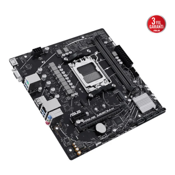 Asus Prime A620m-K AMD Am5 DDR5 Micro Atx Anakart - Görsel 3