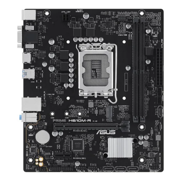 Asus Prime H610m-R-Sı Intel Lga1700 DDR5 Micro Atx Bulk Anakart - Görsel 4