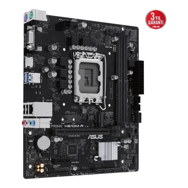 Asus Prime H610m-R-Sı Intel Lga1700 DDR5 Micro Atx Bulk Anakart - Görsel 5
