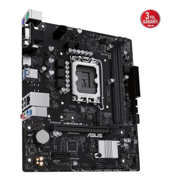 Asus Prime H610m-R-Sı Intel Lga1700 DDR5 Micro Atx Bulk Anakart - Görsel 6