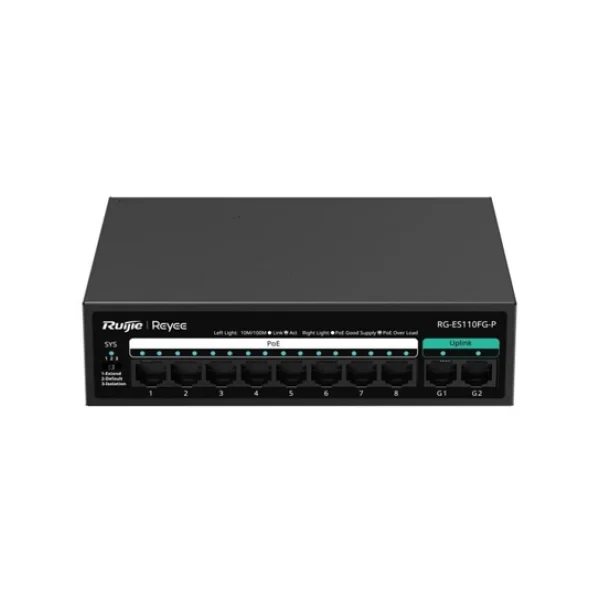 Ruijie Reyee Rg-Es110fg-P 10 Port Switch - Görsel 9