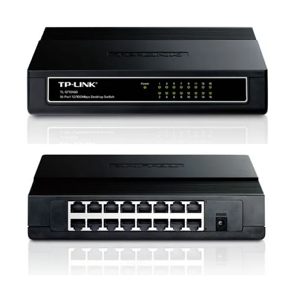 TP-Link Omada TL-SF1016D 16 Port Desktop Switch - Görsel 2