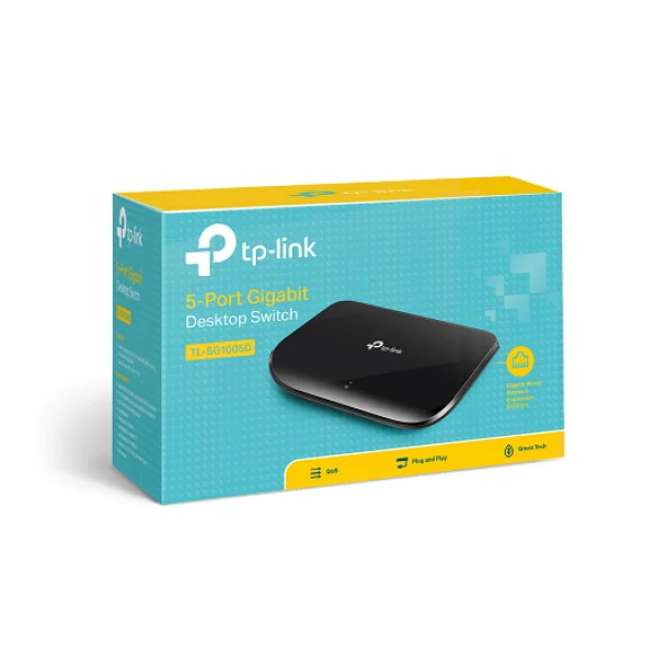 TP-Link Omada TL-SG1005D 5 Port Gigabit Switch - Görsel 2