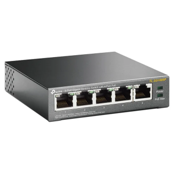 Tp-Link Tl-Sg1005p 5 Port 10/100/1000 Mbps Gigabit Switch - Görsel 2