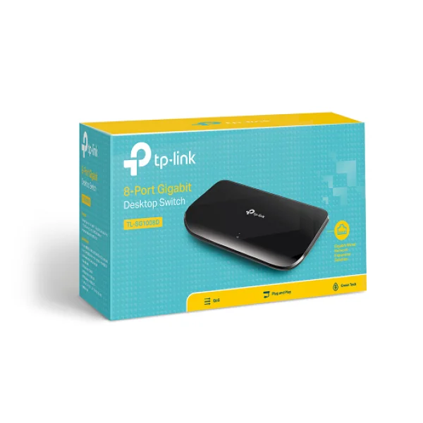 Tp-Link Tl-Sg1008d 8 Port 10/100/1000 Mbps Gigabit Switch - Görsel 6