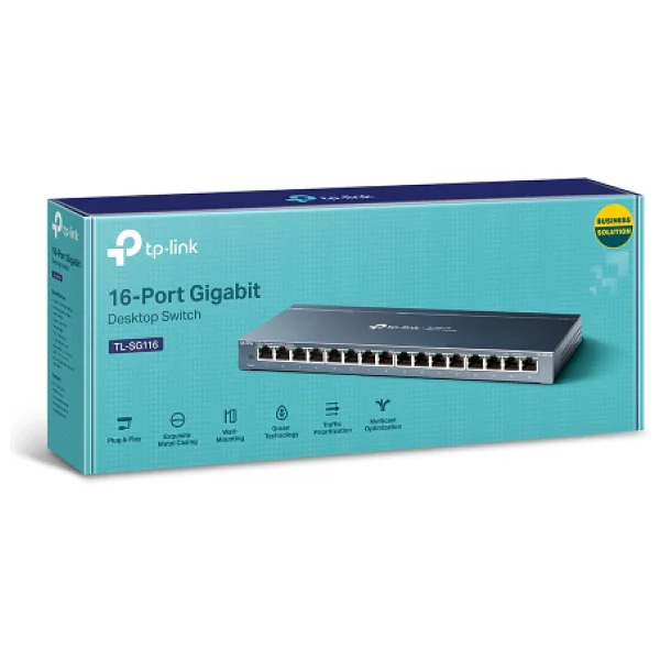 Tp-Link Tl-Sg116 16 Port 10/100/1000 Mbps Gigabit Switch - Görsel 4