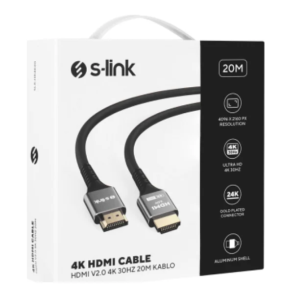S-Link Slx-Hd4k20 20 M 4K Hdmı Kablo - Görsel 5