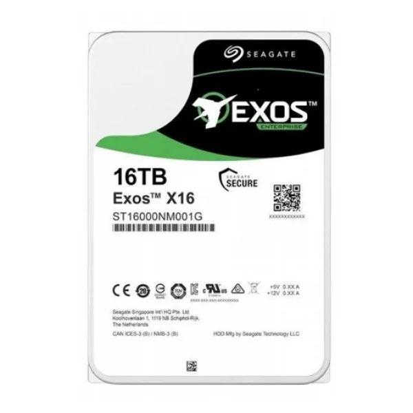 Seagate Exos X16 16tb 7200rpm 256mb Sata3 St16000nm001g Nas HDD - Görsel 10