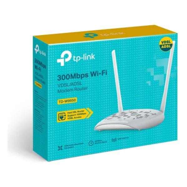Tp-Link Td-W9950 4 Port 300 Mbps Vdsl2 Modem - Görsel 6