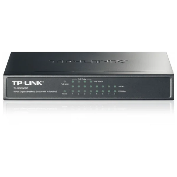 Tp-Link Tl-Sg1008p 8 Port 10/100/1000 Mbps Gigabit Switch - Görsel 3