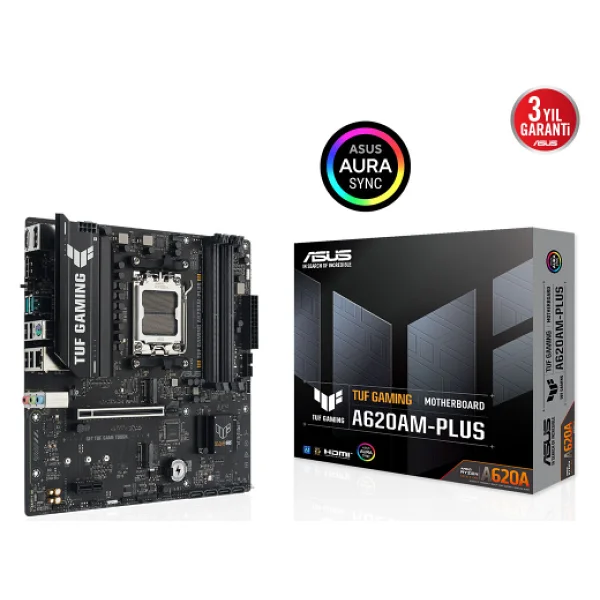 Asus Tuf Gaming A620am-Plus AMD Am5 DDR5 Micro Atx - Görsel 2