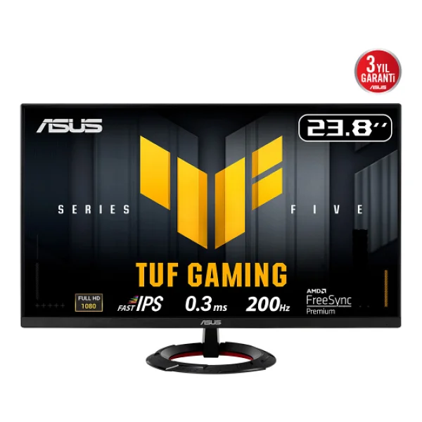 Asus Tuf Gaming Vg249q5r 23.8" 0.3 Ms Full HD Ips 200 Hz Oyuncu Monitörü - Görsel 2