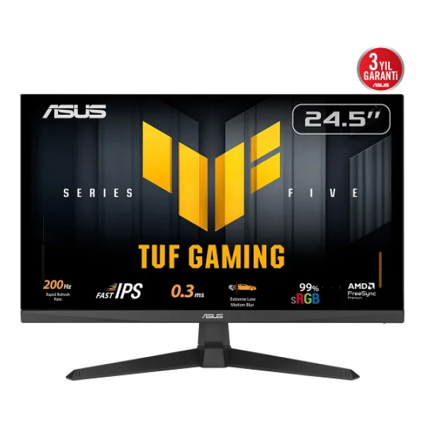 Asus Tuf Gaming Vg259q5a 24.5" 0.3 Ms Full HD Ips 200 Hz Oyuncu Monitörü - Görsel 2