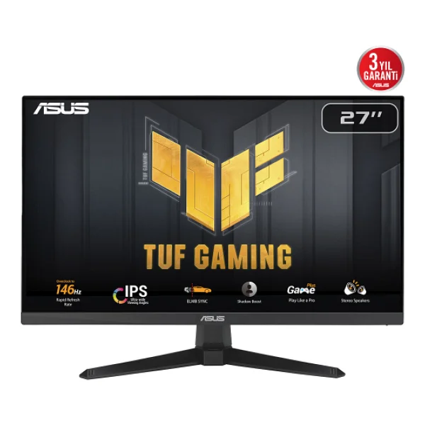 Asus Tuf Gaming Vg279qe5a 27" 1 Ms Full HD Ips 146 Hz Oc Oyuncu Monitörü - Görsel 2