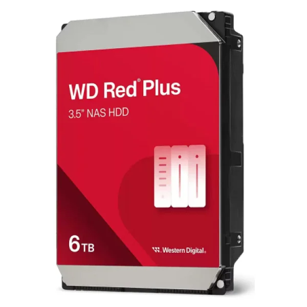 Western Digital Red Plus Wd60efpx Sata 3.0 5400 Rpm 3.5" 6 TB Harddisk - Görsel 2