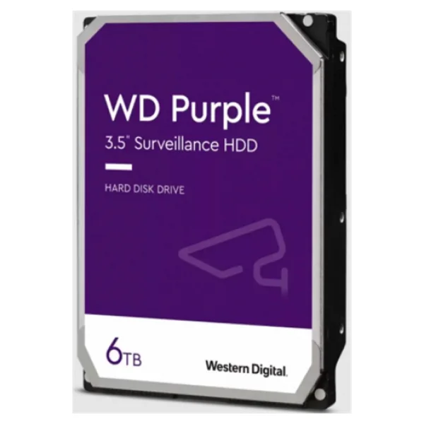 Western Digital Purple Wd64purz Sata 3.0 5400 Rpm 3.5" 6 TB Harddisk - Görsel 3