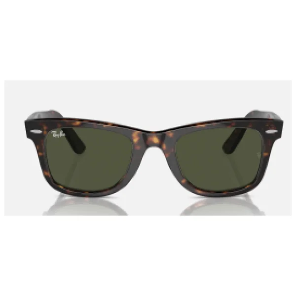Ray-Ban Wayfarer 2140 902/58 Tortoise-Green Polarize Güneş Gözlüğü - Görsel 2