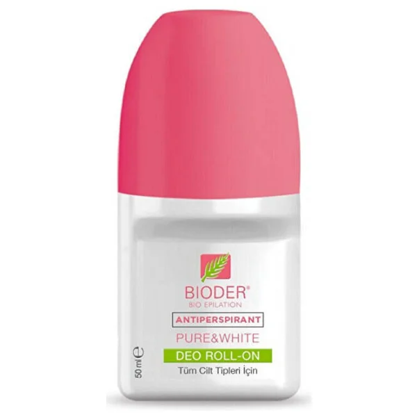 Bioder Antipersprant Pure & White Unisex Roll-On 50 Ml - Görsel 3