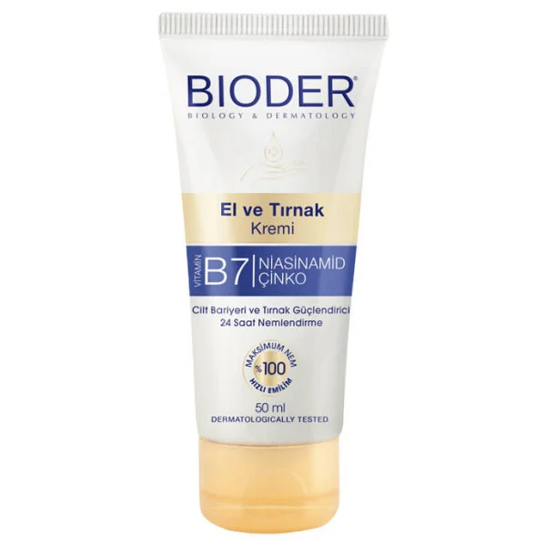 Bioder El Ve Tırnak Kremi 50 Ml