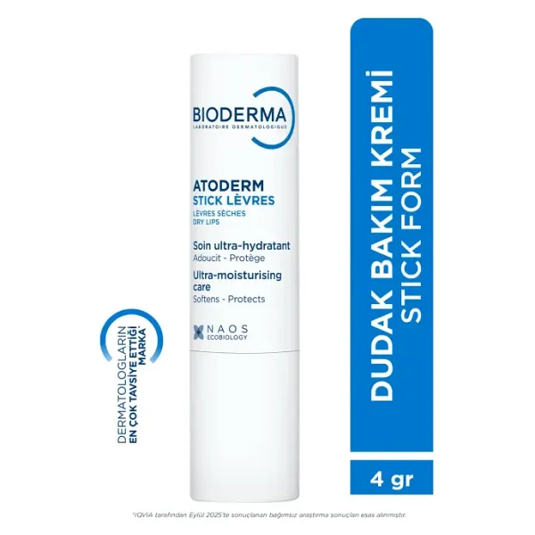 Bioderma Atoderm Lip Stick 4 Gr Dudak Nemlendirici - Görsel 4